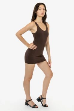 83610GD - Garment Dye Tank Mini Dress -Tops Zone 83610GD RENE F 1