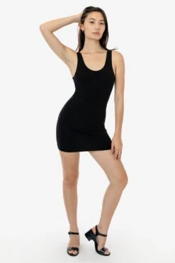 83610GD - Garment Dye Tank Mini Dress -Tops Zone 83610GD RENE F 6