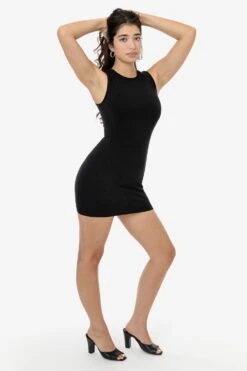 83665GD - Garment Dye Sleeveless Crewneck Mini Dress -Tops Zone 83665GD BRITTANY F 6
