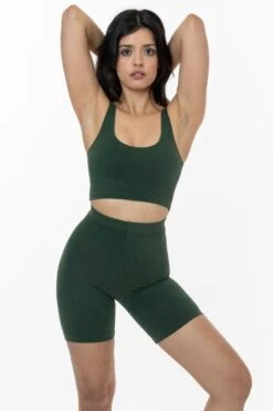 8382GD - Garment Dye Bike Shorts -Tops Zone 8382gd ivy