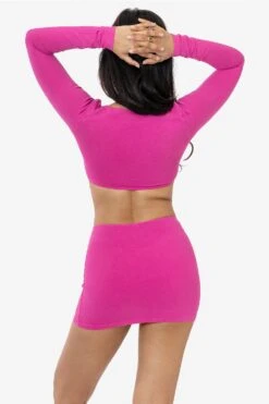 8388GD - Garment Dye Ruched Front Mini Skirt -Tops Zone 8388GD 8387GD RASPBERRY4k 77f96e64 0509 431c 8b94 3d880ee3b576