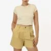 RCT372 - Cotton Twill Pleated Short