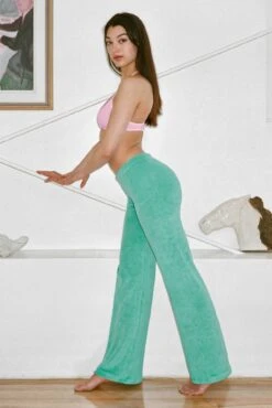 RLT3000 - Loop Terry Flared Pant -Tops Zone DY3