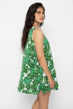 RPCH03 - Chiffon A-Line Mini Dress -Tops Zone Dress17