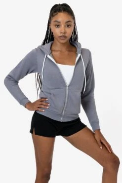 F97 Unisex - Flex Fleece Zip Up Hoodie -Tops Zone F97 slate 533d0570 98e7 440a 8f0e 66fc133604d8