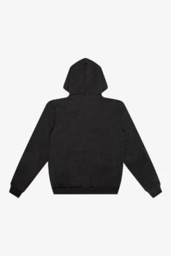 F98 - 50/50 Dropped Shoulder Pullover Hoodie -Tops Zone F98 DarkHeatherGreyBACK