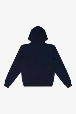 F98 - 50/50 Dropped Shoulder Pullover Hoodie -Tops Zone F98 NavyBACK