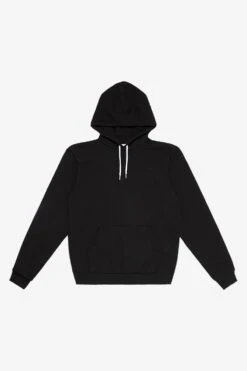 F98 - 50/50 Dropped Shoulder Pullover Hoodie -Tops Zone F98 black