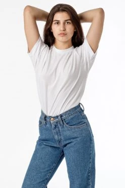 FF01 Unisex - Poly-Cotton Crew Neck T-Shirt 18 FF01 Unisex - Poly-Cotton Crew Neck T-Shirt -Tops Zone FF01 small edie 328RE 47cb9e5b f9ec 4194 9dcb bc474250b374