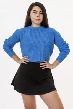 FMP01 Unisex - Unisex Fisherman Pullover -Tops Zone FMP01 CERULEAN BLACK