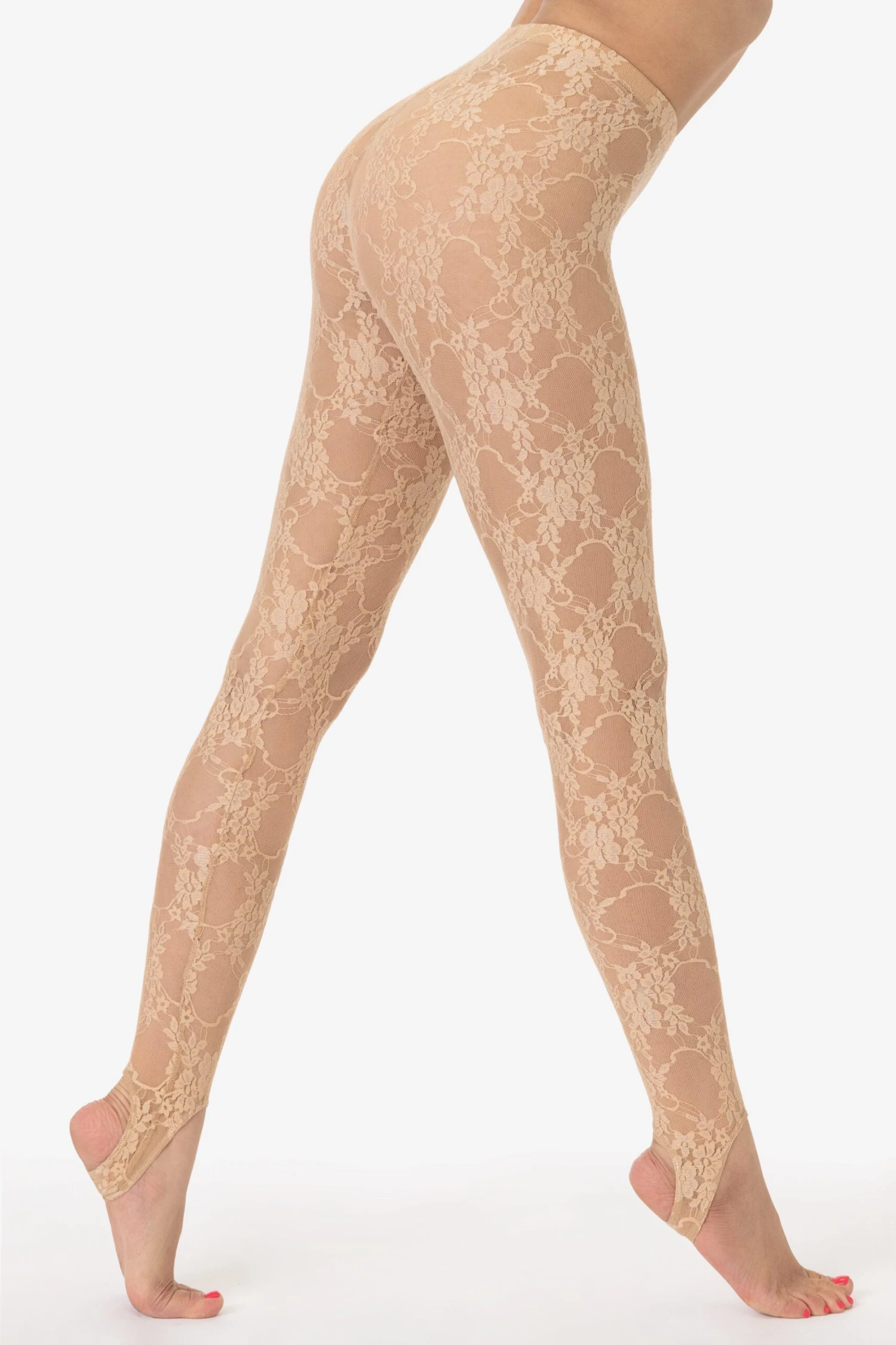 FNS3269 - Floral Lace Stirrup Legging 1 FNS3269 - Floral Lace Stirrup Legging