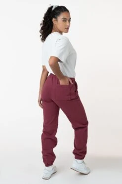 HF04 - Heavy Fleece Sweatpants (Garment Dye) -Tops Zone HF04GD BURGUNDY W b4224e4f f334 4593 8719 91d909706885