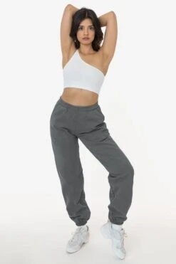 HF04 - Heavy Fleece Sweatpants (Garment Dye) -Tops Zone HF04GD CHARCOAL W f289e67e 93e7 44d7 a20d 678e676183d6