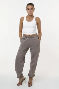 HF04 - Heavy Fleece Sweatpants (Pigment Dye) 16 HF04 - Heavy Fleece Sweatpants (Pigment Dye) -Tops Zone HF04GD PATCHOULI W