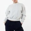 HF06 - Heavy Fleece Cropped Mock Neck Pullover (Garment Dye)