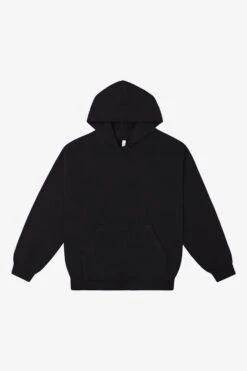HF09 - Heavy Fleece Hoodie (Garment Dye) -Tops Zone HF09GD BLACK F