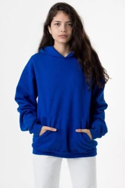 HF09 - Heavy Fleece Hoodie (Garment Dye 2) -Tops Zone HF09GD COBALTBLUE W