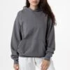 MWT09GD Unisex - Long Sleeve Garment Dye French Terry Pullover Hoodie