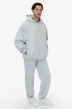 HFX409 - Heavy Fleece Wide Hoodie (Piece Dye) 7 HFX409 - Heavy Fleece Wide Hoodie (Piece Dye) -Tops Zone HFX 409 ASH M3