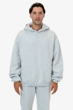HFX409 - Heavy Fleece Wide Hoodie (Piece Dye) 9 HFX409 - Heavy Fleece Wide Hoodie (Piece Dye) -Tops Zone HFX 409 ASH M5