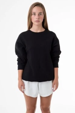 F96 Unisex - Flex Fleece Dropped Shoulder Crewneck -Tops Zone IMG 2783