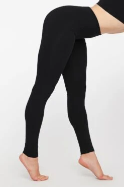 83280 - Cotton Spandex Jersey Leggings 22 83280 - Cotton Spandex Jersey Leggings -Tops Zone LEGGINGS BLACK