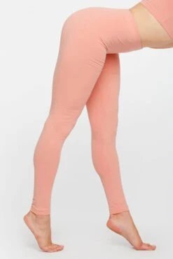83280 - Cotton Spandex Jersey Leggings 20 83280 - Cotton Spandex Jersey Leggings -Tops Zone L PEACH M