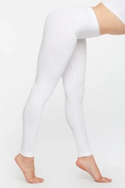 83280 - Cotton Spandex Jersey Leggings 21 83280 - Cotton Spandex Jersey Leggings -Tops Zone L WHITE M
