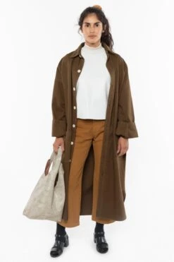 RLTH3401 - Leather Mockneck Tee -Tops Zone LabCoat10