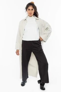 RLTH3401 - Leather Mockneck Tee -Tops Zone LabCoat14