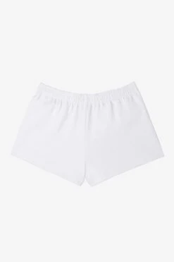 MWF314 - 10 Oz. Mid-Weight Poly Cotton Fleece Short Shorts 11 MWF314 - 10 Oz. Mid-Weight Poly Cotton Fleece Short Shorts -Tops Zone MWF white