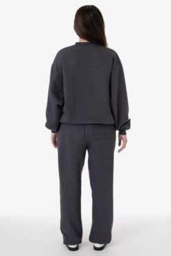 MWF1047 Unisex - 10 Oz. Mid-weight Poly Cotton Fleece Wide Crewneck -Tops Zone MWF1047 DOLPHINBLUE 4 fd3019ca 84d8 43de 8e4a 5db0aa3d927d