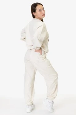 MWF1044 Unisex - 10 Oz. Mid-Weight Poly Cotton Fleece Wide Sweatpant -Tops Zone MWF1047 MWF1044 CREME RURIKA 4 547e8030 506c 4bcc 8fa9 eddd3f6e7f45