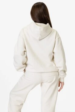 MWF1049 - 10 Oz. Mid-weight Poly Cotton Fleece Wide Hoodie -Tops Zone MWF1049 CREME RURIKA 2