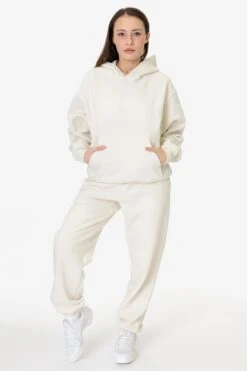 MWF1049 - 10 Oz. Mid-weight Poly Cotton Fleece Wide Hoodie -Tops Zone MWF1049 MWF1044 CREME RURIKA 1 89522bb1 23eb 4dbf 994b cf96252ef6f9