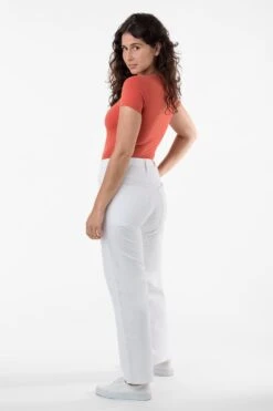 RTWL01 - Twill Work Pants White -Tops Zone Morgan white 2828 beafd9bd 0908 4c48 9088 32434b84c33c