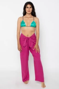 RLIN325 - Linen Tie Front Pants -Tops Zone PANTS1 e3fe29c2 acdb 4a10 81e9 d90fa71c3556