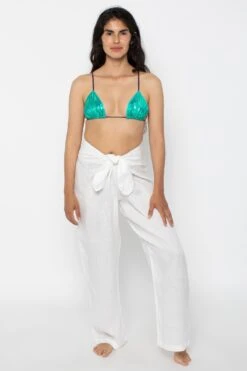 RLIN325 - Linen Tie Front Pants -Tops Zone PANTS2 286d279b 9d9a 4cab a3c2 407c77864159