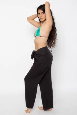 RLIN325 - Linen Tie Front Pants -Tops Zone PANTS5 6cc34f80 c896 40a7 83c2 770b7ae474f6