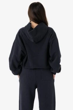 PLU09GD - 16oz. Garment Dye Plush Fleece Hooded Pullover Sweatshirt -Tops Zone PLU09GD BLACKEDGE R2