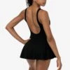 PON413 - Ponte Boatneck Ballerina Skirted Leotard