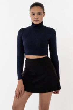 PON481 - Ponte A-Line Skort 26 PON481 - Ponte A-Line Skort -Tops Zone PON481 blk 2