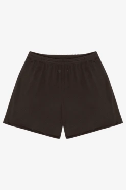 PRM442 - Pro Mesh Gym Shorts -Tops Zone PRM442 BROWN FRONT