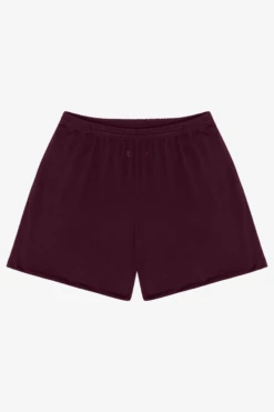 PRM442 - Pro Mesh Gym Shorts -Tops Zone PRM442 BURGUNDY FRONT
