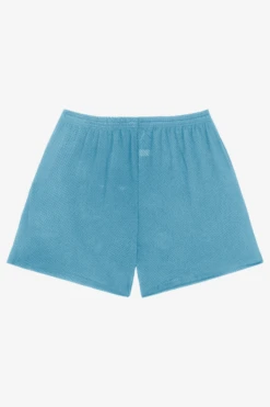 PRM442 - Pro Mesh Gym Shorts -Tops Zone PRM442 LIGHTBLUE BACK