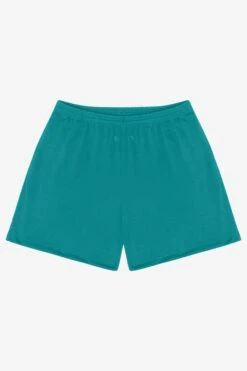 PRM442 Unisex - Pro Mesh Gym Shorts -Tops Zone PRM442 TEAL FRONT ef0a84b1 8058 41be a429 a5050ca25f0b