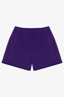 PRM442 - Pro Mesh Gym Shorts -Tops Zone PURPLE FRONT