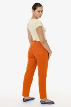 RBDW01GD - Garment Dye Women's Relaxed Fit Bull Denim Jean (New Colors) -Tops Zone RBDW01 MARMALADE 1S