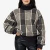RCF01 - Flannel Turtleneck Sweater With Heavy Cotton Rib