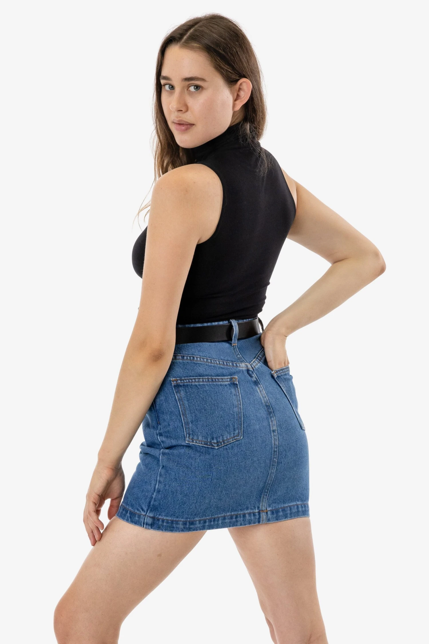 RDNW33 - Denim Mini Skirt 3 RDNW33 - Denim Mini Skirt - Image 3